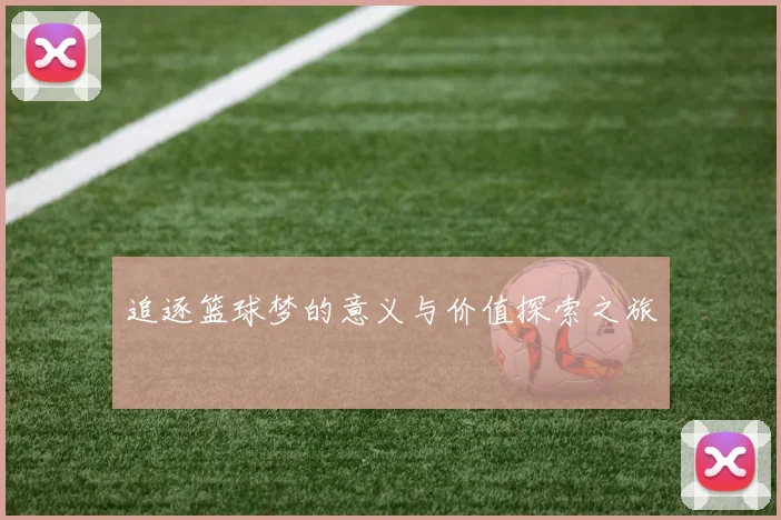 追逐篮球梦的意义与价值探索之旅
